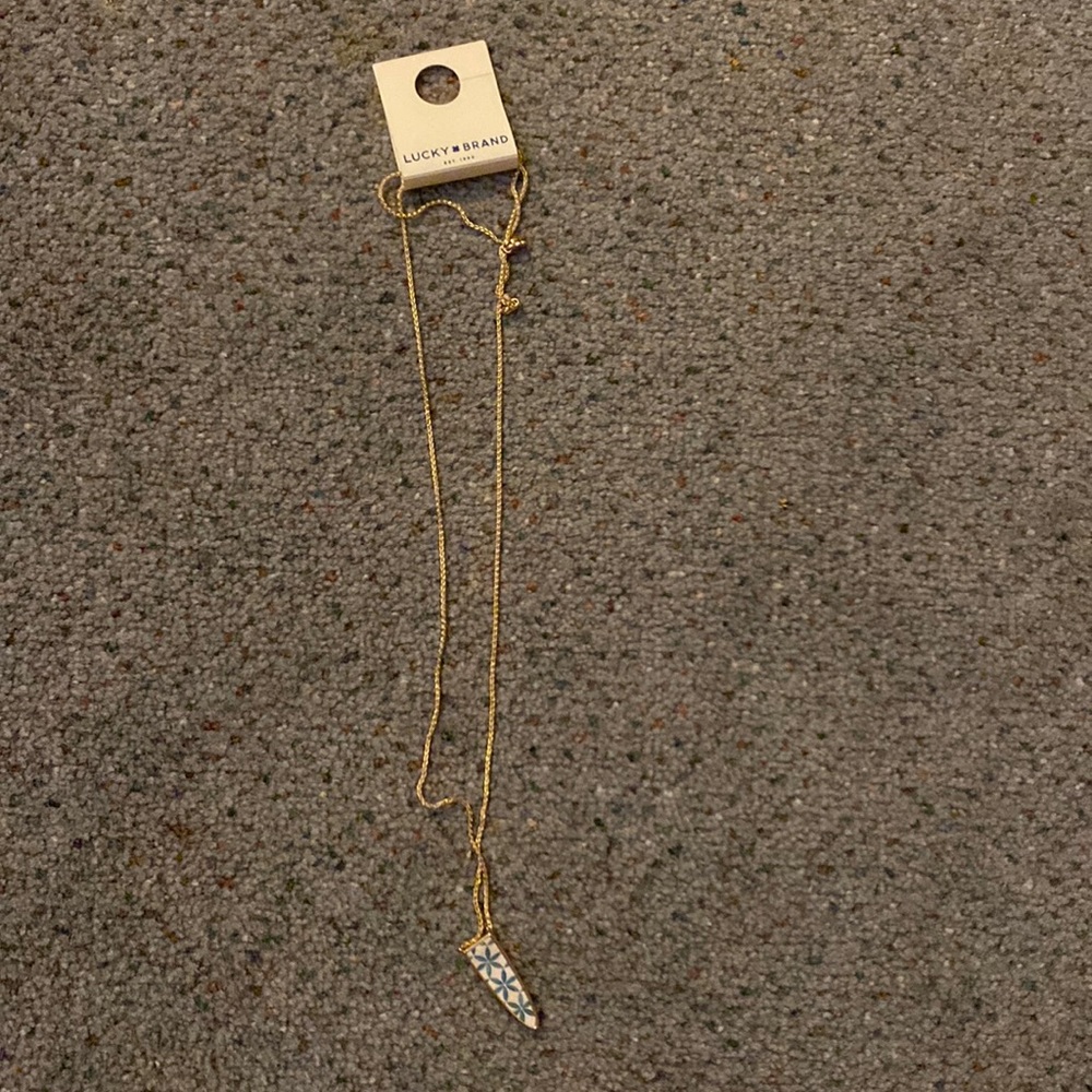 NWT Lucky Brand Necklace with Semiprecious Accents